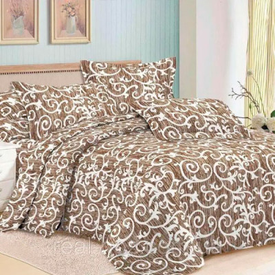 К-т пост. білизни євро /XWL5677-2 бязь UTEX (пр200*220, под. 200*220, нав. 70*70*2) Вензель