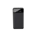 Універсальна мобільна батарея (повербанк) 20000mAh Phixi P29 чорний (2USB/22.5W/PD) LED дисплей