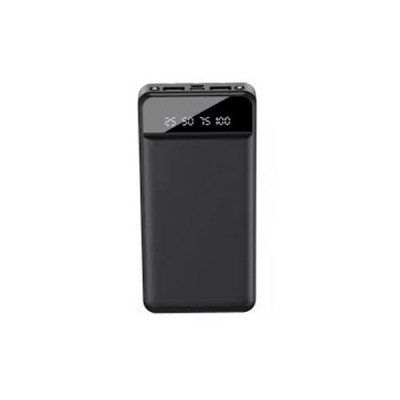 Універсальна мобільна батарея (повербанк) 20000mAh Phixi P29 чорний (2USB/22.5W/PD) LED дисплей