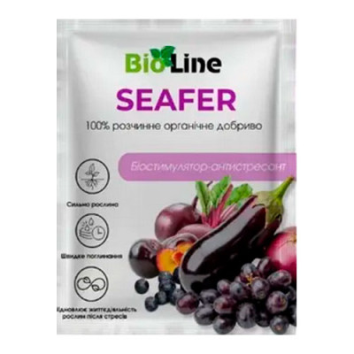 Добриво сухе органічне Seafer 10гр BioLine уп 25шт