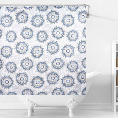 Штора для душа PEVA 180*180см 12 колец Абстракція