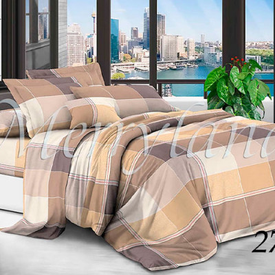 К-т пост. білизни двоспальне /2779 бязь MERRYLAND BRONZE(пр.180*215, под. 180*215 нав.70*70*2)