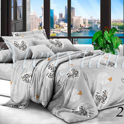 К-т пост. білизни двоспальне /2777 бязь MERRYLAND BRONZE(пр.180*215, под. 180*215 нав.70*70*2)