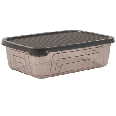 Контейнер харчовий 1,05л прямокутний сірий Herevin Prime Bowl/161332-012