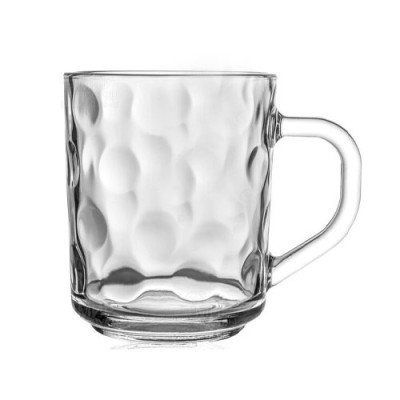 Чашка скло 245мл Ecomo Bubbles МІКС /CYL-0246BUB