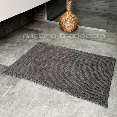 Килимок для ванної Dariana 50*80см Ананас тепло-сірий