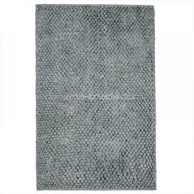 Килимок для ванної Dariana 50*80см Ананас срібно-сірий