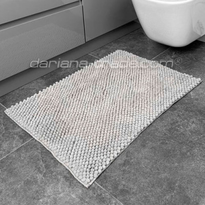 Килимок для ванної Dariana 55*80см Ананас срібно-сірий