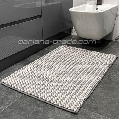 Килимок для ванної Dariana 50*80см сірий Мелоді