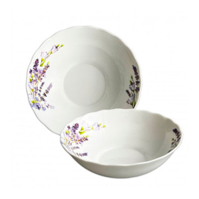 Миска склокерам. 230мм Лаванда ящ 48шт уп 6шт