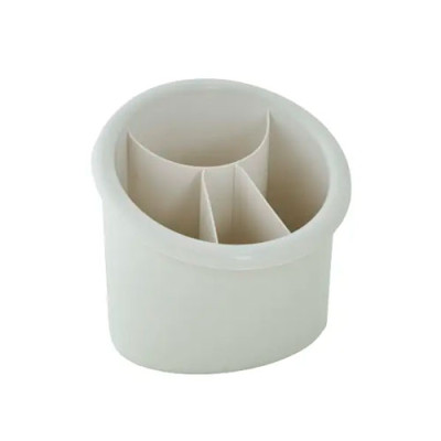 Підставка для столових приладів овальна Алеана біла троянда