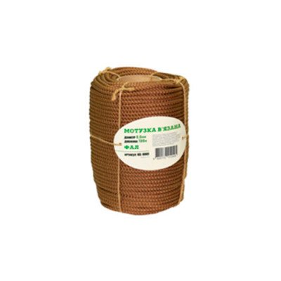 Мотузка в`язальна ФАЛ d=8мм 100м /KG-8001/уп.9шт