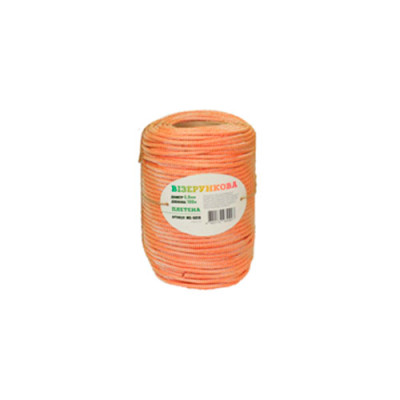 Мотузка плетена візерункова d=6мм 100м /WG-6010/уп.8шт