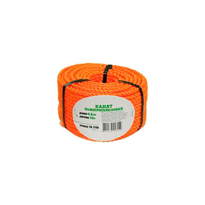 Канат поліпропіленовий 8мм, 50м/TW-2108/уп 18шт