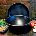 Казан чавун узбецький WOK 12л кришка гриль-сковорода SNT/V12СРGr