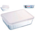 Форма для випікання з кришкою прямокутна 2,5л 280*200*80мм Pyrex Cook&Store 216P000/7645