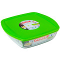 Форма для випікання з кришкою квадратна 2,2л 250*220*70мм Pyrex Cook&Store 212P000/7645