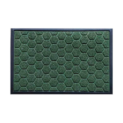 Килимок придверний текстильний Dariana Grass 45*75 темно-зелений