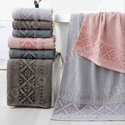 Рушник махровий для обличчя 50*90 Koloco mix/95-577-240/уп 8шт