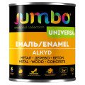 УЦІНКА Емаль Jumbo Universal 0,8 кг червоно-коричнева Україна уп 6шт (без повернення)