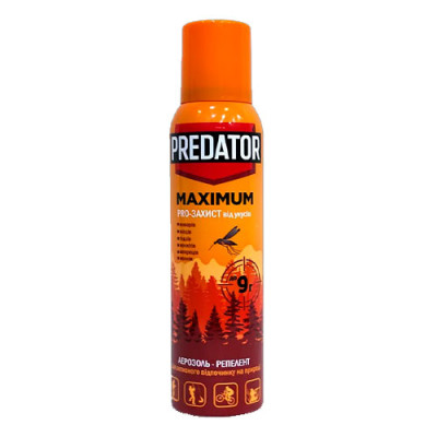Репелентний засіб 150см3 аерозоль Predator Maximum Космохим