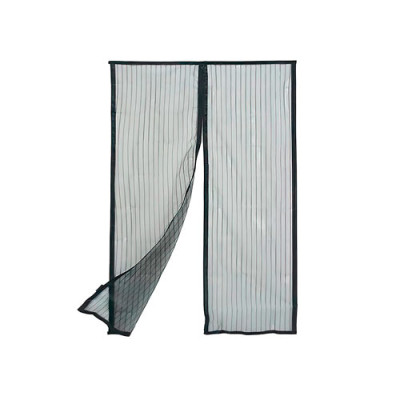 Штора москітна 120*210см на магніті чорна