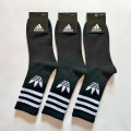 Шкарпетки (№289) висока резинка Adidas XL104/2Dч жін(36-41) уп.12шт