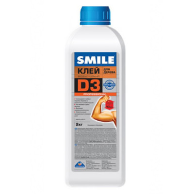 D-3 Клей для Внутр.та Зовн. р-т ,  Smile 3кг