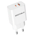 Блок живлення 5V/3А 1 USB білий GRUNHELM GWC-03QC