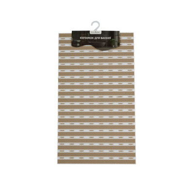 Килимок для ванної Eco Fabric Смужка 69*40см бежевий