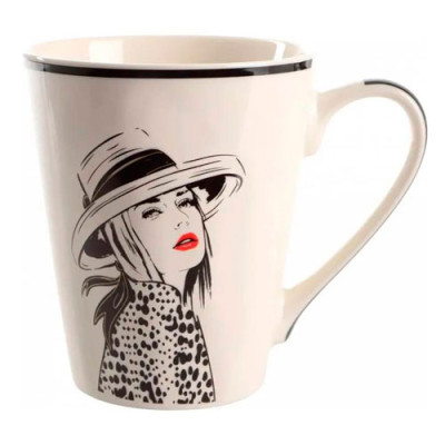 Кружка фарфор 300мл Limited Edition Madam A /B02-E0825A/уп.24шт