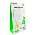 Блок живлення USB Gerlax A34S 3A 33w QC 3.0 1USB білий