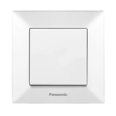 Вимикач 1-й білий Panasonic Arkedia Slim уп.6шт