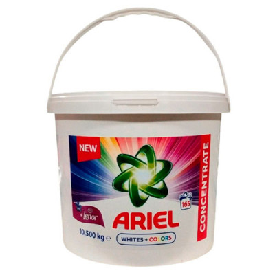 Пральний порошок Ariel White/Colors 10,5кг (відро)