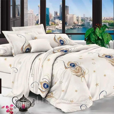 К-т пост. білизни євро /912-6 бязь UTEX (пр200*220, под. 200*220, нав. 70*70*2) Павич
