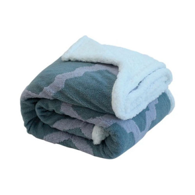 Плед Soho Gental Blue 150*200 тедді-жакард