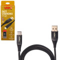 Кабель USB/MicroUSB VOIN CC-4201CBK 3А 1м чорний