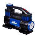 Компресор авто двопоршневий 90л 150psi 25Amp ViTOL K-70 шланг 1,0+5,0м клеми