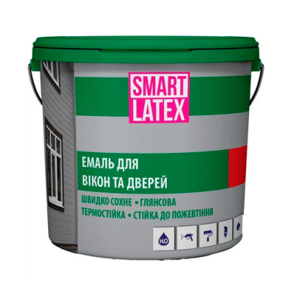 Емаль акрилова для вікон та дверей 2кг SMART LATEX