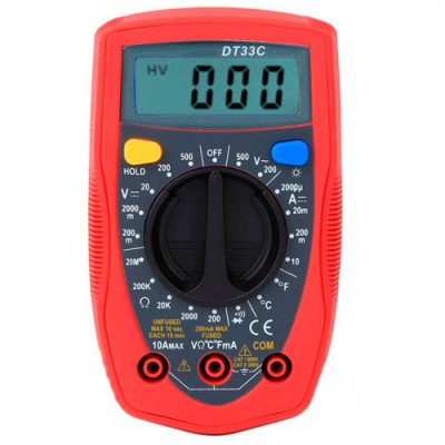 Мультиметр цифровий 33C DT