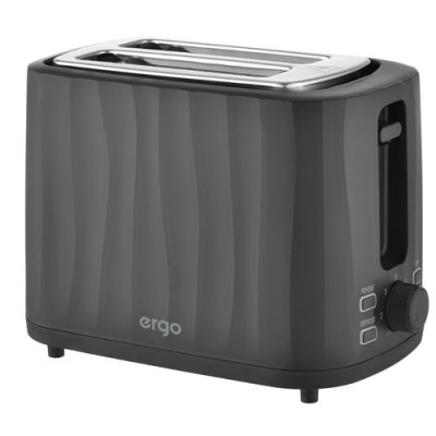 Тостер 780Вт чорний Ergo GT-7050 без гарантії