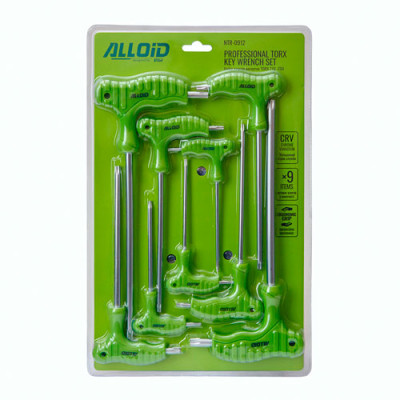 Набір ключів вигнутих TORX 9шт T10-T50 Alloid