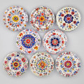 Кришка для консервації твіст 82мм Панночка Folk patterns on ceramics White уп.20шт