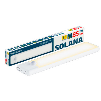 Світильник світлодіодний акумуляторний Enerlight Solana 1W 85Лм 3000К-6500К з дачиком руху
