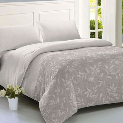 К-т пост. білизни євро /полієстр Soho Ascona Silver (пр200*220, под. 180*220, нав. 50*70*2)