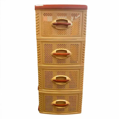 Комод на 4 шухляди 350*450*860мм Бежево-Коричневий 34015