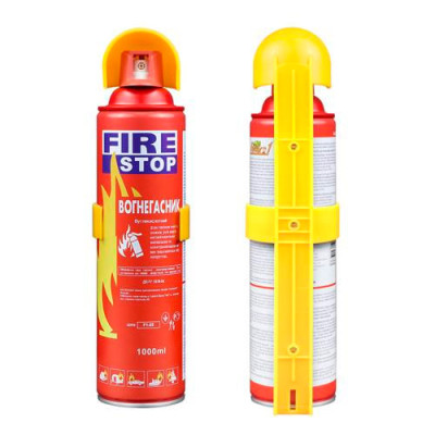 Вогнегасник вуглекислотний 1000мл FIRE STOP з кріпленням F1-25