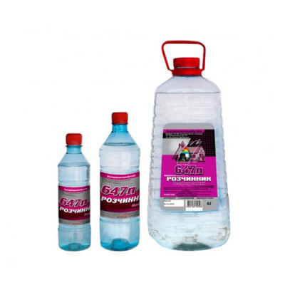 Розчинник 647п ЗАБХ БП 330г / 0,4 л. / 20 шт.